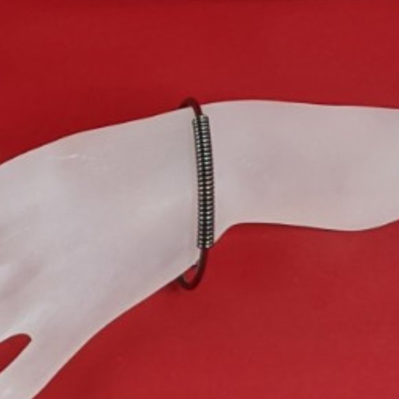 Rhinestone Spider Web Flex Bracelet in GM & Purple - Picture 4 of 8